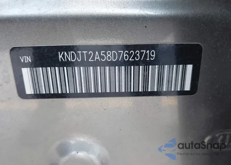 2013 Kia Soul z USA, uszkodzony, nr VIN KNDJT2A58D7623719